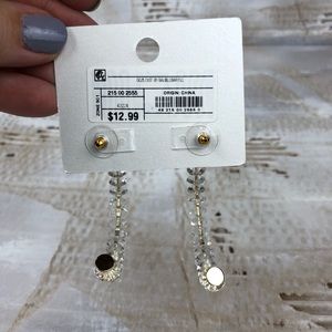 BaubleBar Jewelry - NWT Sugarfix Baublebar clear acrylic hoop earrings BaubleBar Jewelry - NWT Sugarfix Baublebar clear acrylic hoop earrings